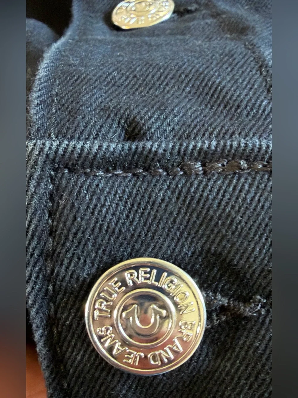 True Religion Black Lightweight Shirt Jacket